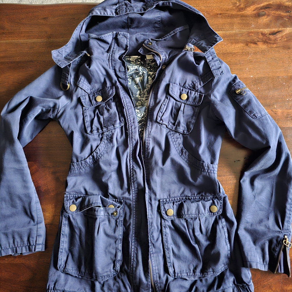 Divided Navy Utility Jacket